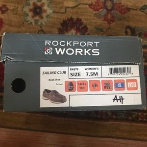 Rockport Works Women’s Steel Toe Shoes